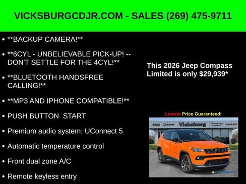 New 2026 Jeep Compass Limited image 5