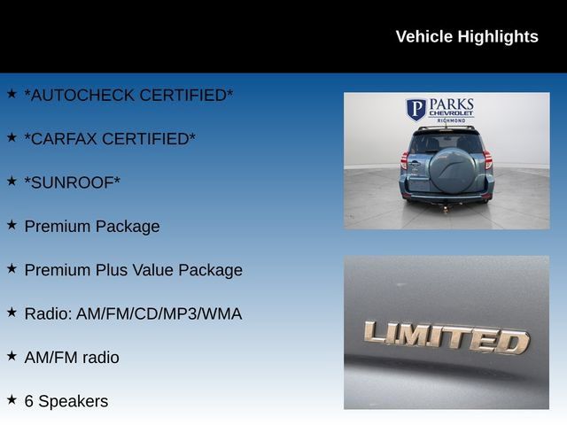 Used 2012 Toyota RAV4 Limited w/ Premium Plus Value Pkg AWD/4WD image 4