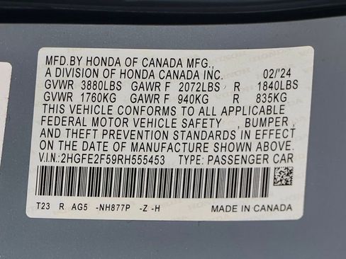 Used 2024 Honda Civic Sport image 32