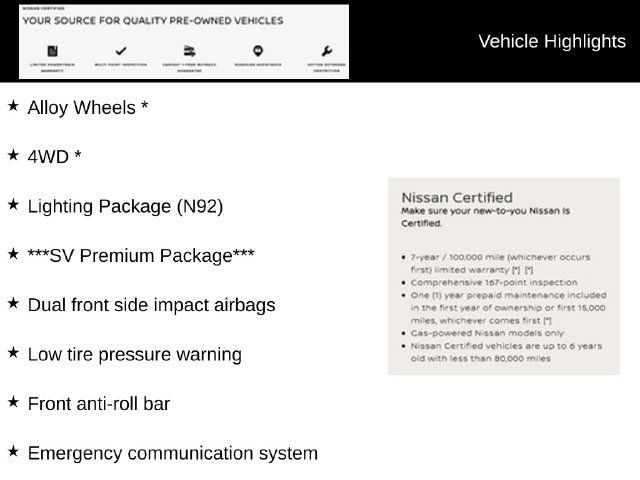 Certified 2024 Nissan Pathfinder SV w/ SV Premium Package AWD/4WD image 9