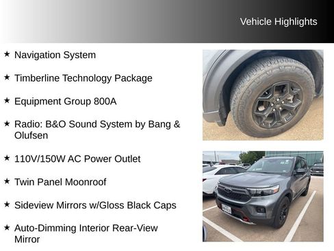 Used 2024 Ford Explorer Timberline w/ Timberline Technology Package AWD/4WD image 9
