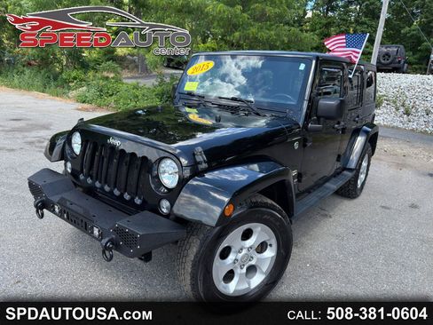 Used 2015 Jeep Wrangler Unlimited Sahara w/ Dual Top Group AWD/4WD image 1