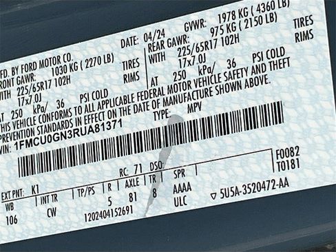 Used 2024 Ford Escape Active w/ Tech Pack #1 image 30