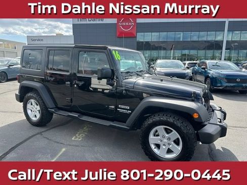 Used 2016 Jeep Wrangler Unlimited Sport w/ Quick Order Package 24S AWD/4WD image 1