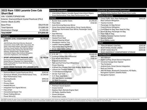 Used 2023 RAM 1500 Laramie image 49