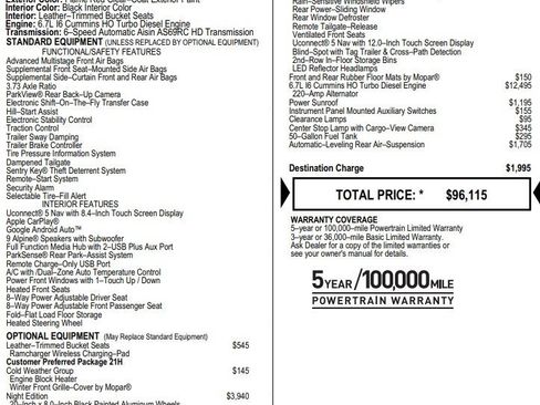 Used 2023 RAM 3500 Laramie image 2