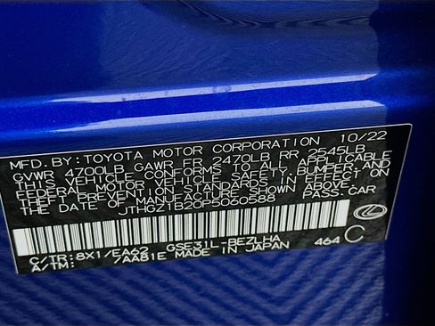 Used 2023 Lexus IS 350 F Sport w/ Memory Package image 12