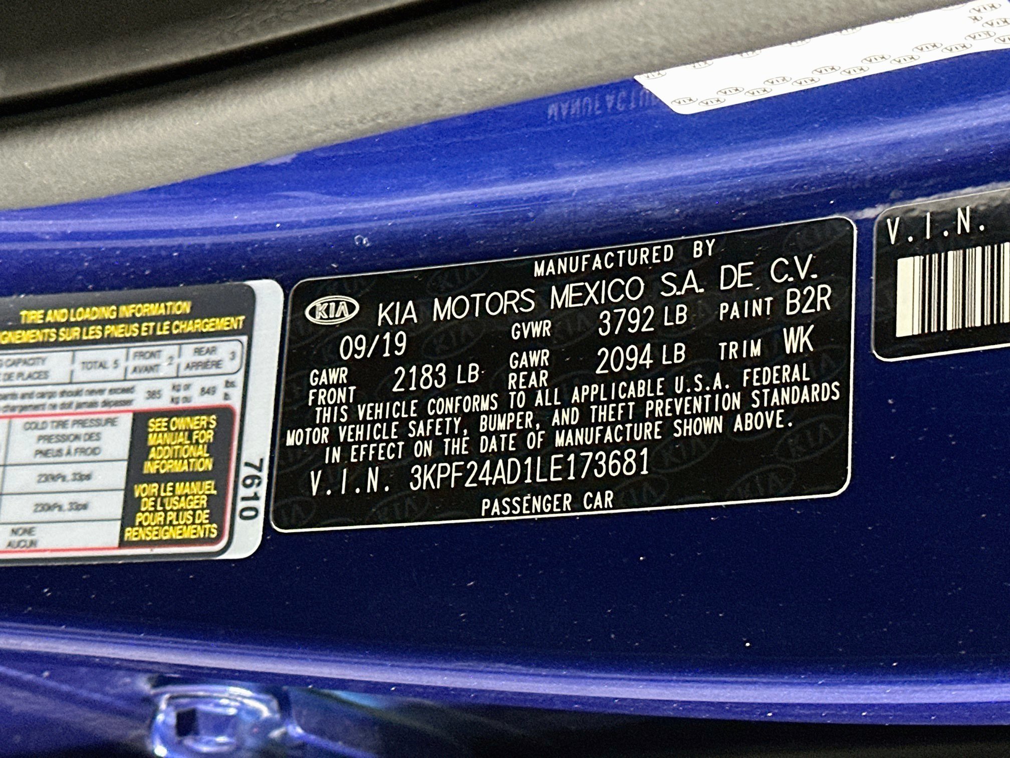 Used 2020 Kia Forte LXS FWD image 12