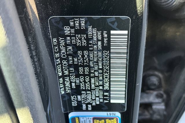 Used 2025 Hyundai Tucson SEL AWD/4WD image 54