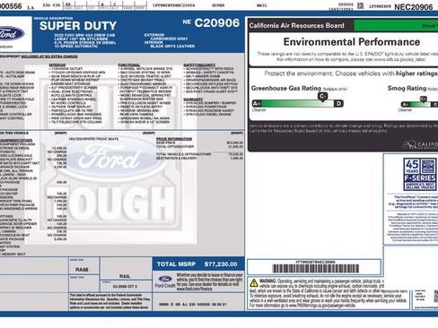 Used 2022 Ford F250 Lariat w/ Black Appearance Package AWD/4WD image 5