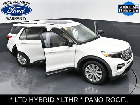 Used 2021 Ford Explorer Limited w/ Hybrid Equipment Group 310A RWD image 37