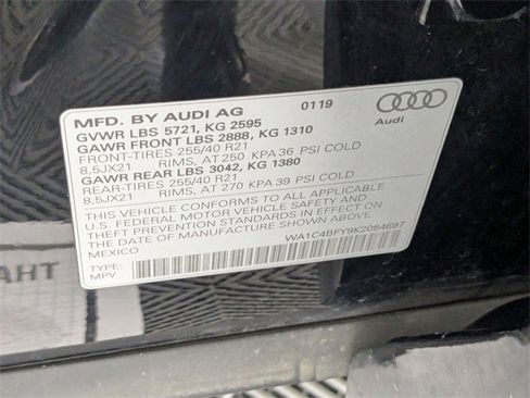 Used 2019 Audi SQ5 Prestige w/ Prestige Package image 38