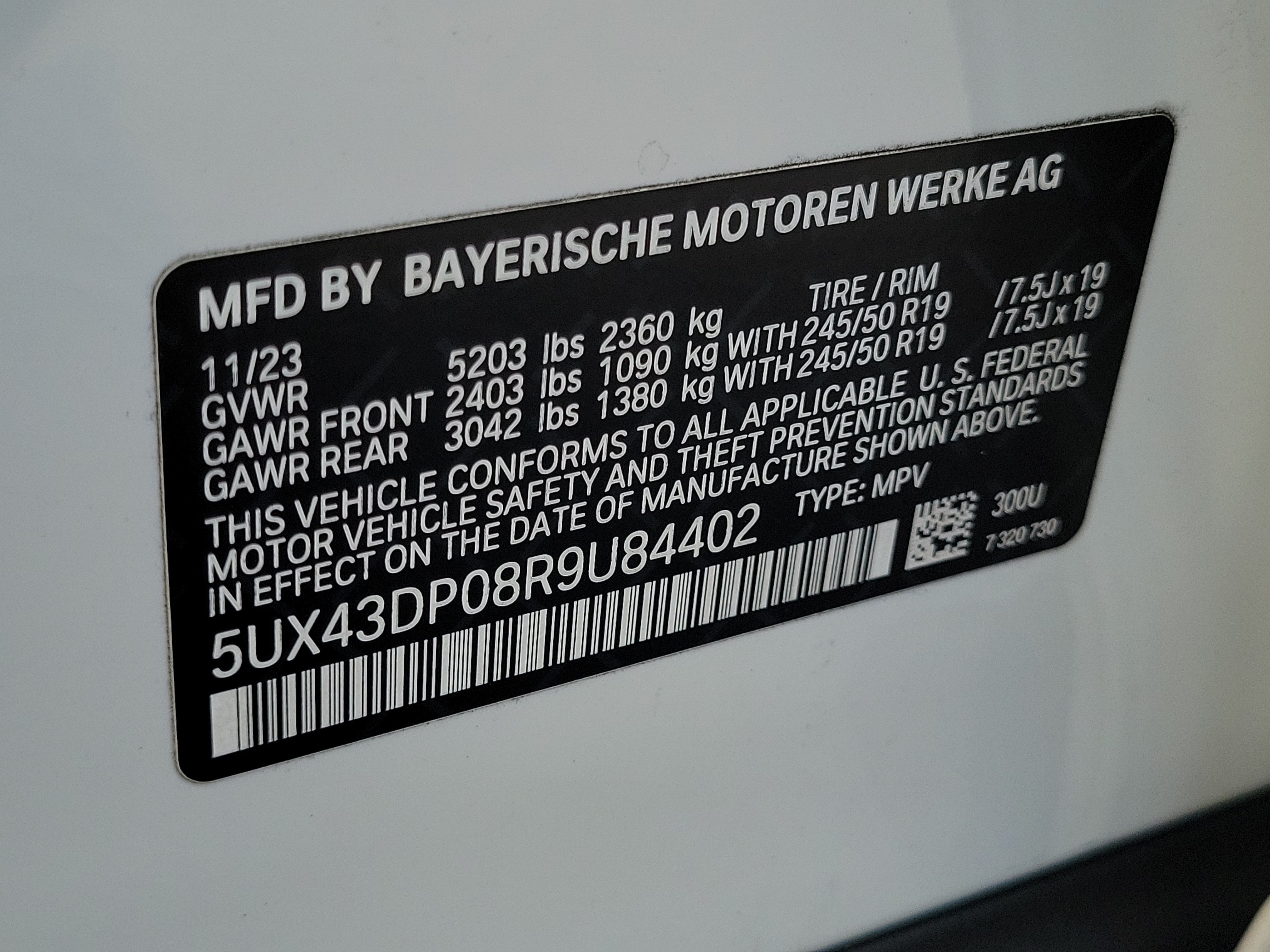 Used 2024 BMW X3 sDrive30i w/ Convenience Package RWD image 10