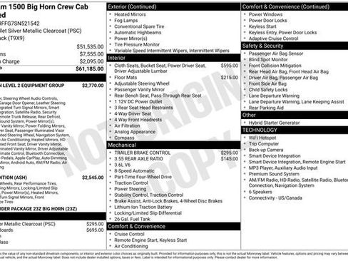 Used 2025 RAM 1500 Big Horn AWD/4WD image 5