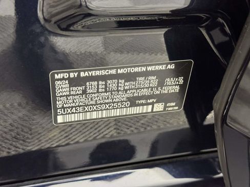 Used 2025 BMW X6 M60i w/ Dynamic Handling Package AWD/4WD image 16