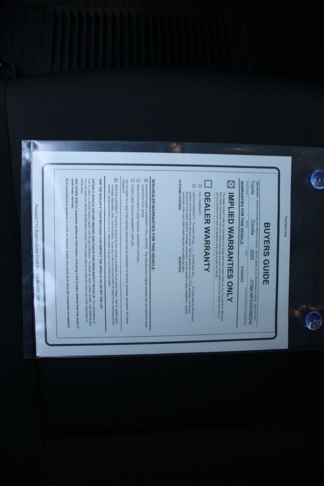 Certified 2025 Toyota Corolla LE w/ LE Premium Package FWD image 48