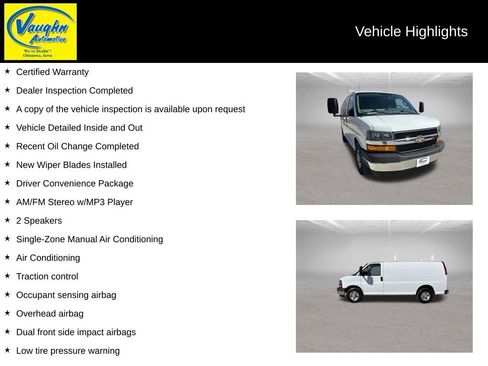 Used 2019 Chevrolet Express 2500 w/ Driver Convenience Package image 2