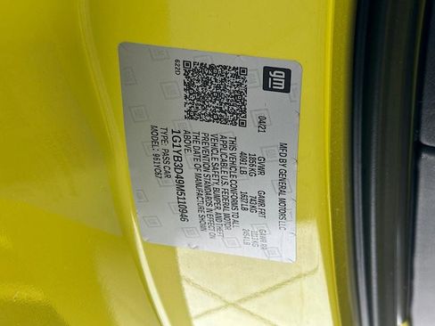 Used 2021 Chevrolet Corvette Stingray Preferred Conv w/ Battery Protection Package RWD image 26