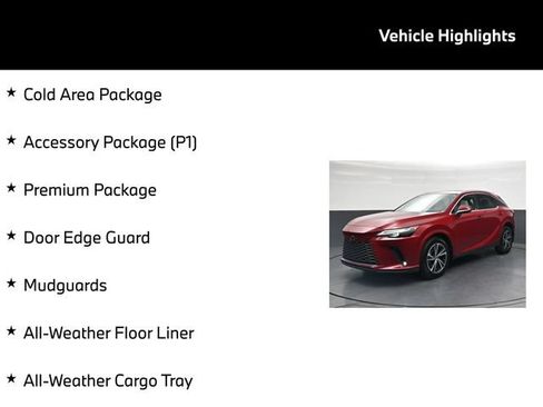 Used 2024 Lexus RX 350h w/ Accessory Package (P1) AWD/4WD image 5