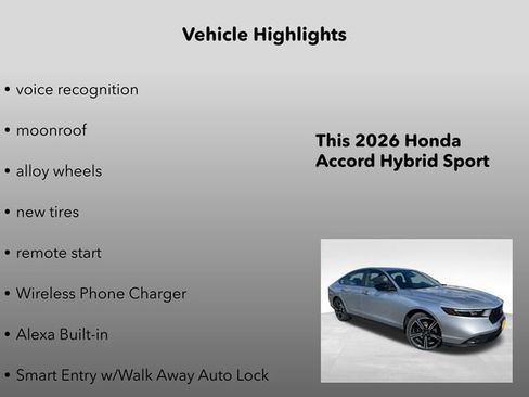 New 2026 Honda Accord Sport image 15