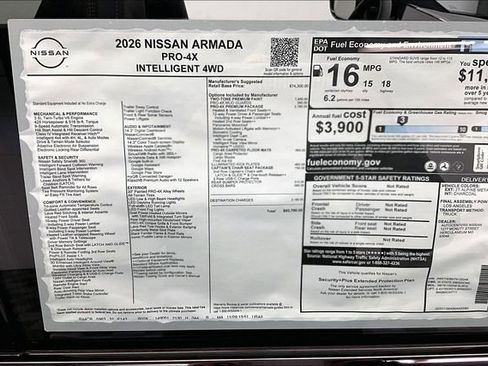 New 2026 Nissan Armada PRO-4X image 40
