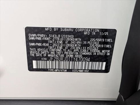 New 2026 Subaru Outback Touring XT image 19