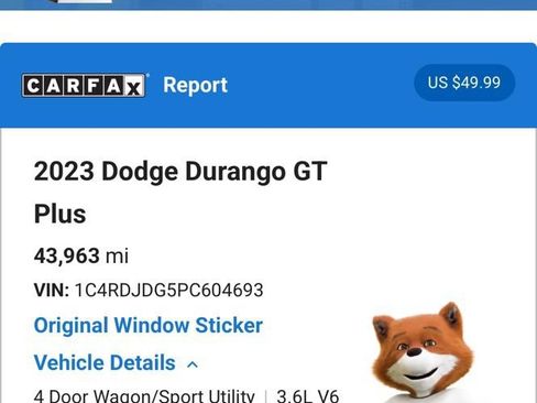 Used 2023 Dodge Durango GT AWD/4WD image 6