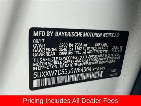 Used 2018 BMW X4 M40i AWD/4WD image 8