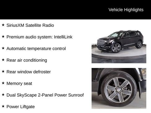 Used 2017 GMC Acadia Denali w/ Technology Package AWD/4WD image 13
