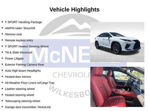 Used 2021 Lexus RX 350 F Sport AWD/4WD image 9