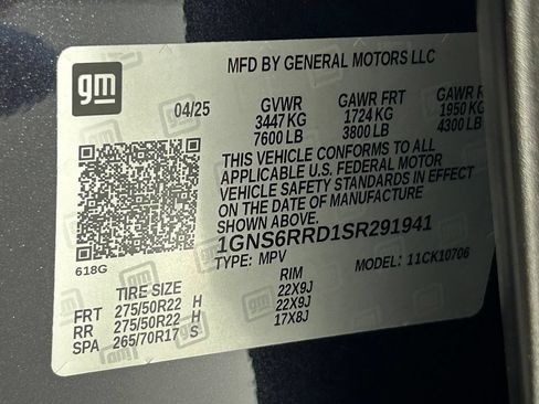 Used 2025 Chevrolet Tahoe RST w/ Comfort Package AWD/4WD image 43