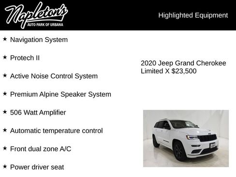 Used 2020 Jeep Grand Cherokee Limited X image 15