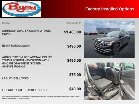 Used 2019 GMC Acadia SLT AWD/4WD image 10