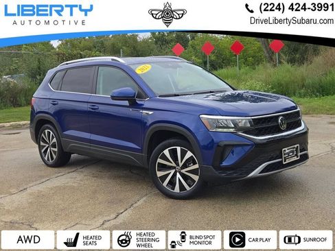 Used 2023 Volkswagen Taos SE w/ Panoramic Sunroof Package AWD/4WD image 1