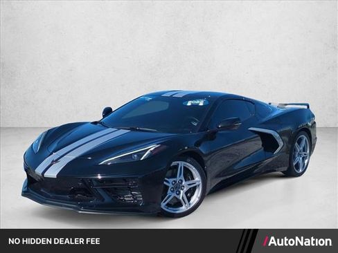 Certified 2022 Chevrolet Corvette Stingray Premium Cpe w/ Z51 Performance Package RWD image 1