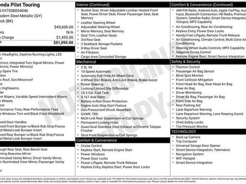 Used 2025 Honda Pilot Touring image 40