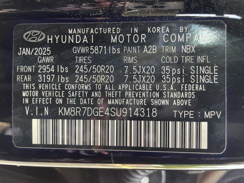 Used 2025 Hyundai Palisade Calligraphy AWD/4WD image 15