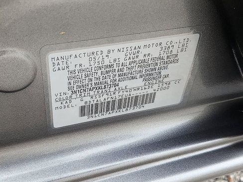 Used 2019 Nissan Versa S image 9