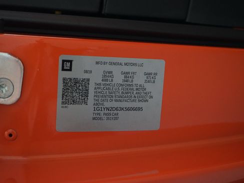 Used 2019 Chevrolet Corvette Z06 w/ Battery Protection Package RWD image 22