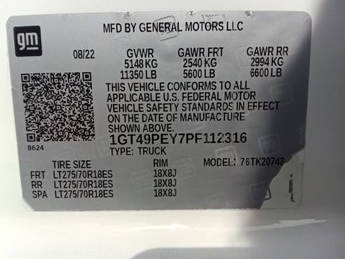 Used 2023 GMC Sierra 2500 AT4 w/ Gooseneck/5TH Wheel Package AWD/4WD image 8