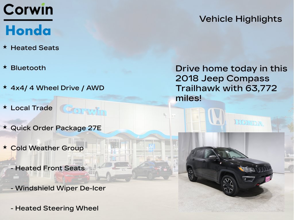 Used 2018 Jeep Compass Trailhawk w/ Cold Weather Group AWD/4WD image 6