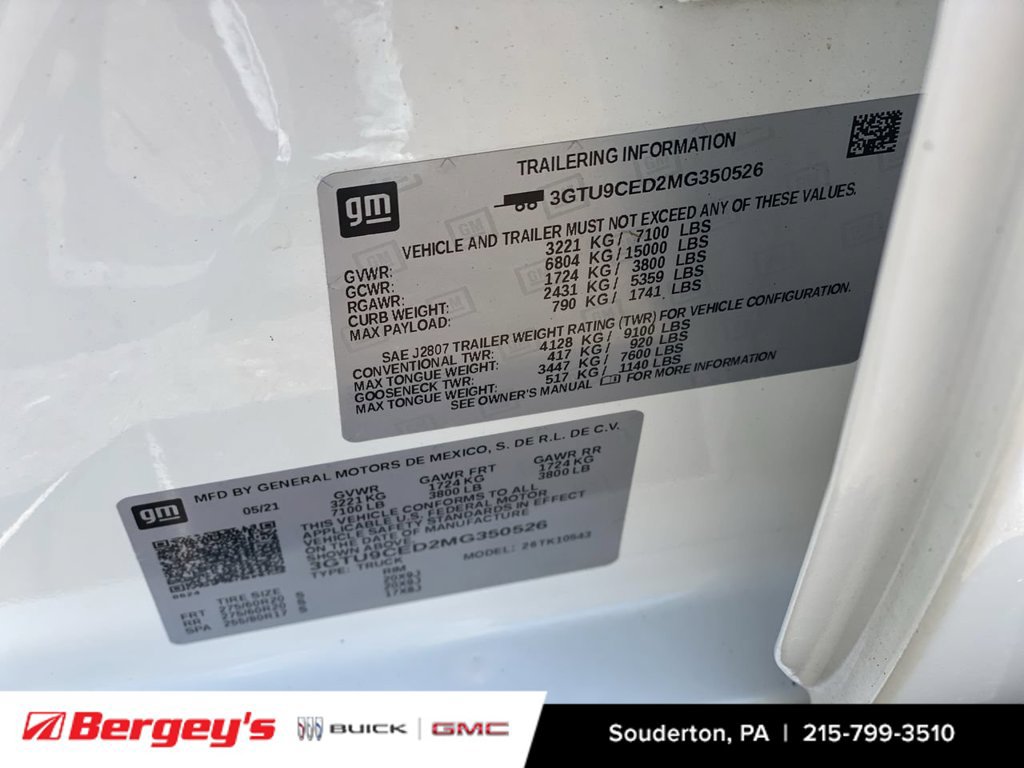 Used 2021 GMC Sierra 1500 Elevation AWD/4WD image 38