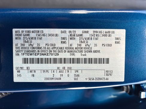 Used 2022 Ford F150 XLT w/ Equipment Group 302A High image 34