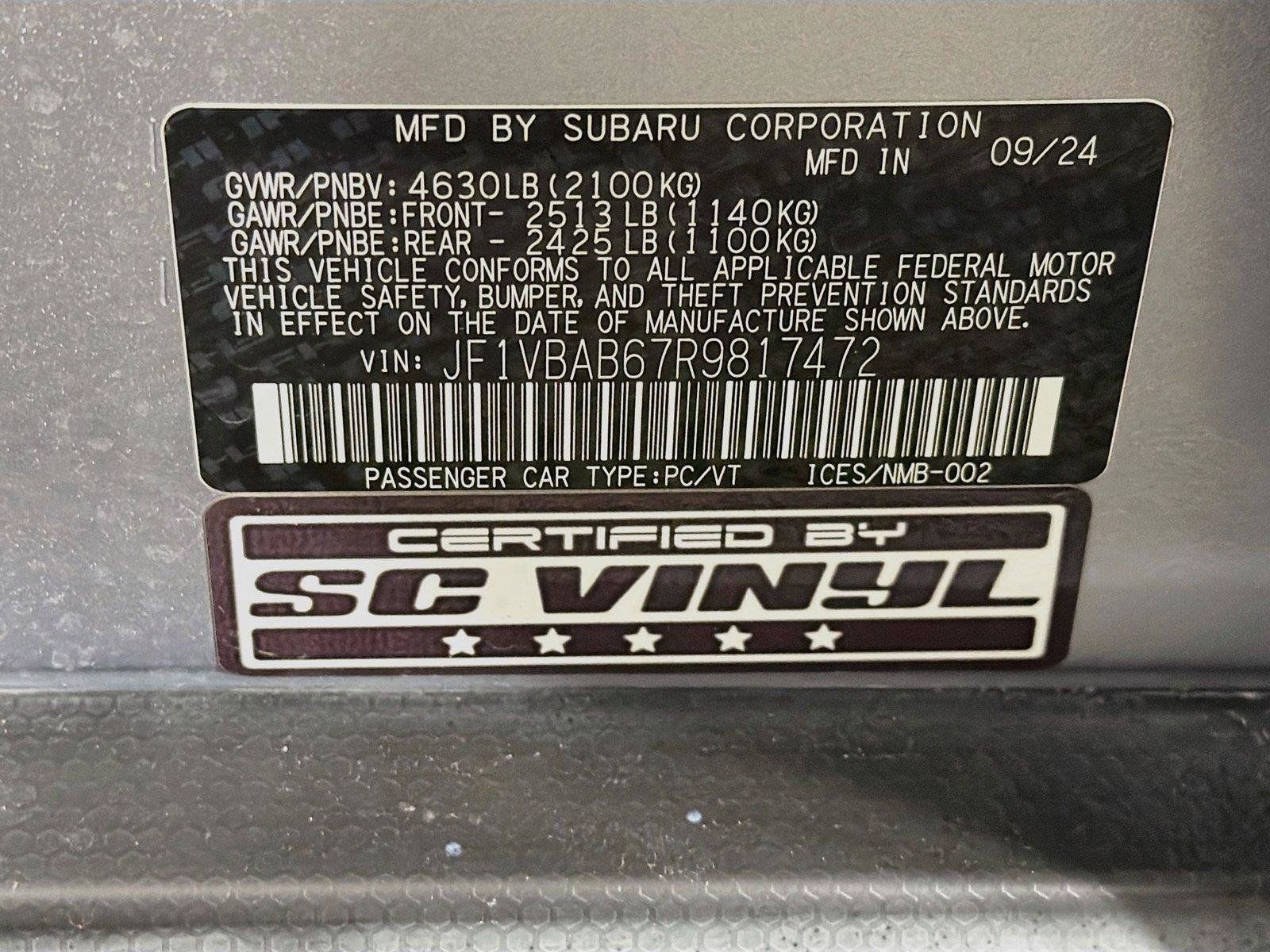 Used 2024 Subaru WRX AWD/4WD image 36