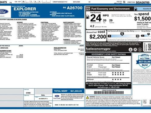 Certified 2025 Ford Explorer Active RWD image 32