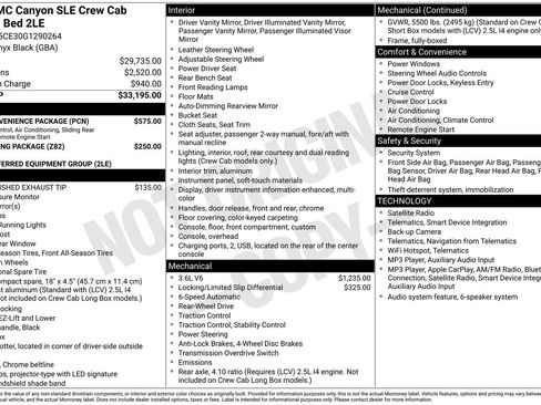 Used 2016 GMC Canyon SLE w/ SLE Convenience Package RWD image 27