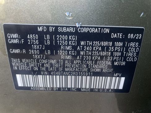 Used 2024 Subaru Outback Limited image 25