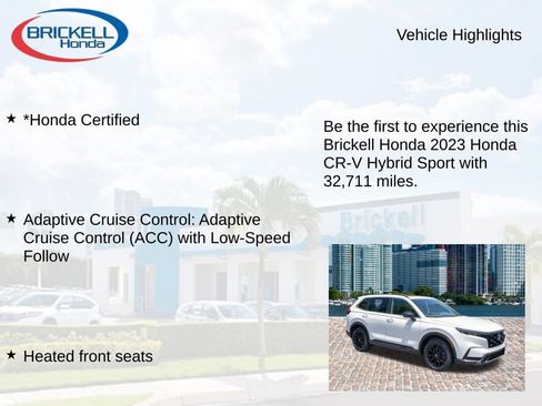 Certified 2023 Honda CR-V Sport image 9