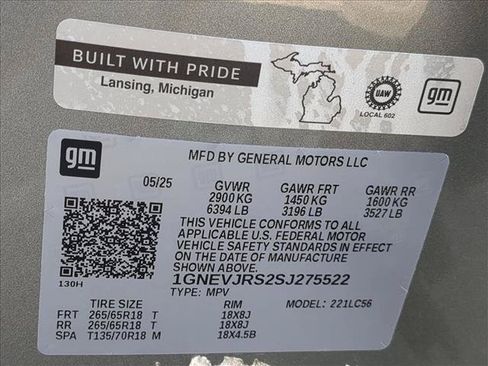 Used 2025 Chevrolet Traverse Z71 AWD/4WD image 26