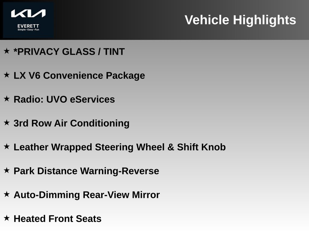 Used 2019 Kia Sorento AWD V6 w/ LX V6 Convenience Package image 3
